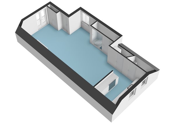 Floorplan - Lauriergracht 118D, 1016 RR Amsterdam